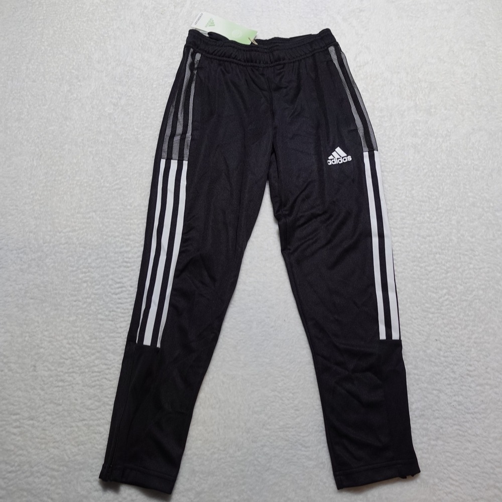 Adidas Tiro 21 Track Pants Kids XS Black White Tapered Soccer GM7374